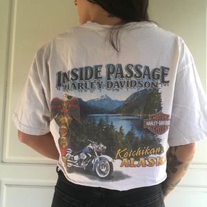 Vintage Harley Davidson shirt.